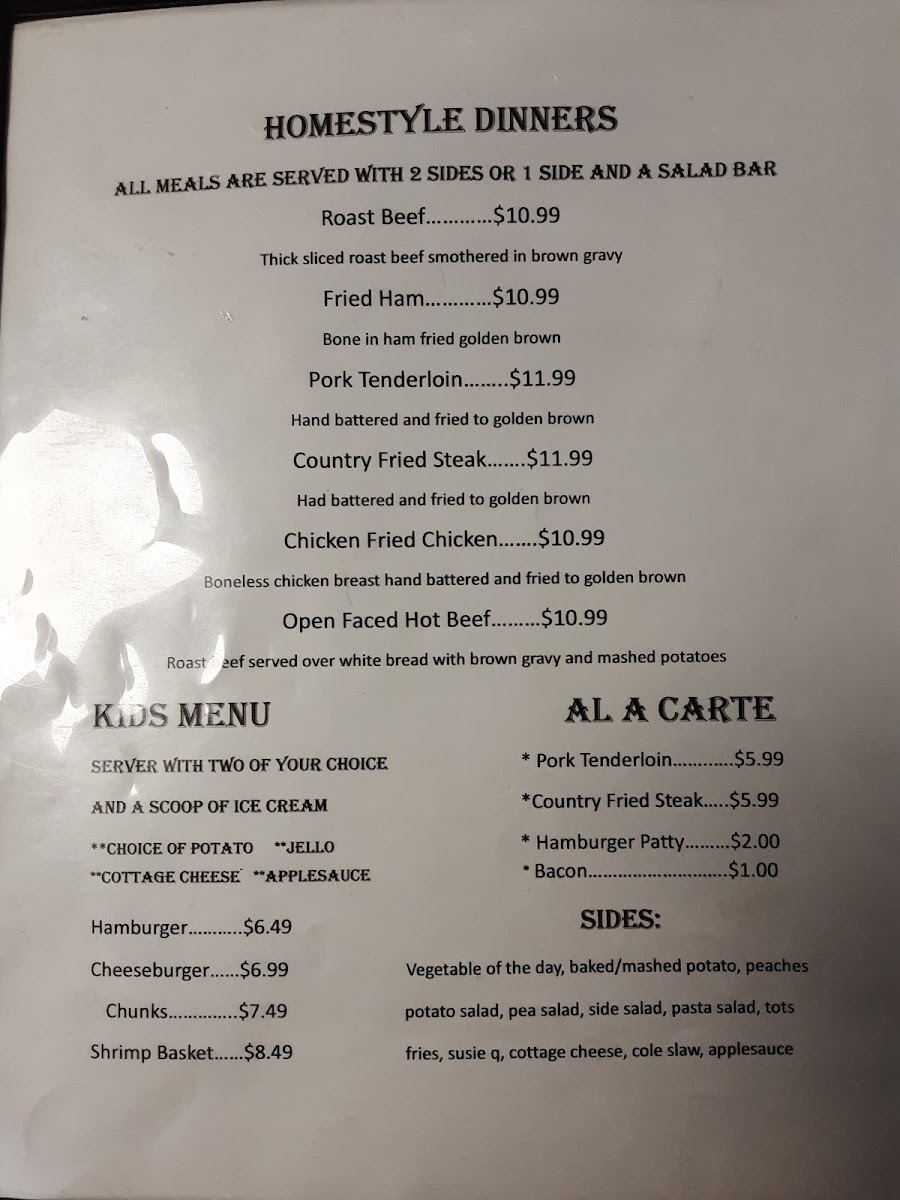 Judy's Cafe Photo Menu 9
