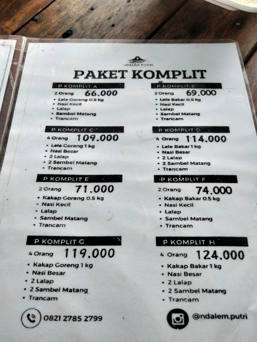 Ndalem Putri Photo Menu 10