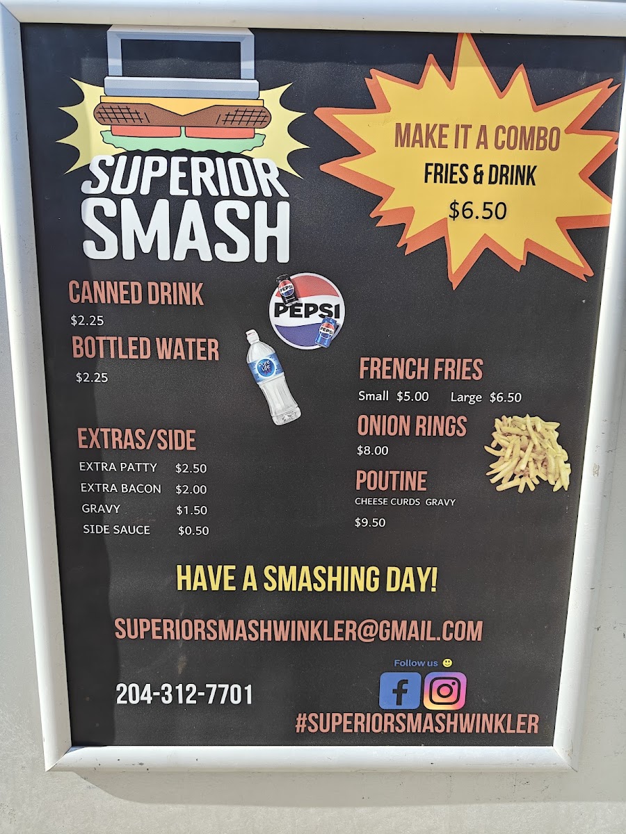 Superior Smash Photo Menu 3