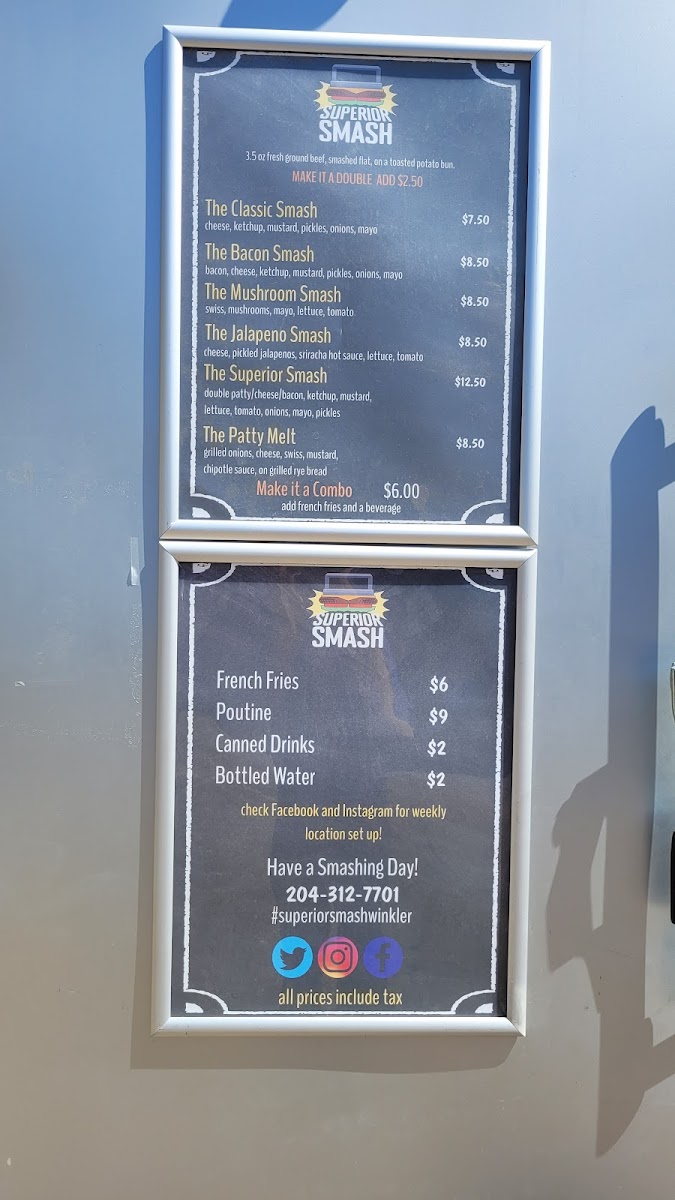 Superior Smash Photo Menu 4