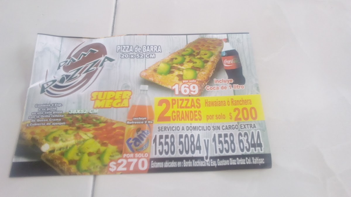 Pam Pizza Photo Menu 4