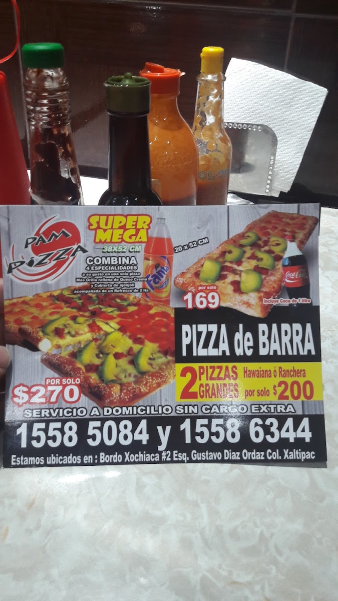 Pam Pizza Photo Menu 5