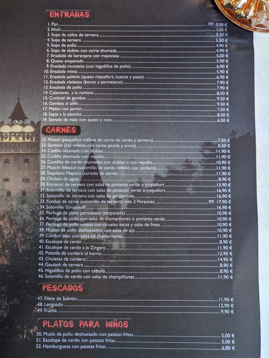 Restaurante Transilvania Photo Menu 10