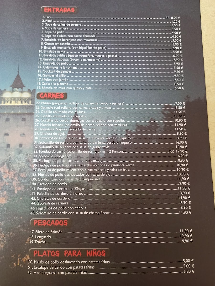 Restaurante Transilvania Photo Menu 8