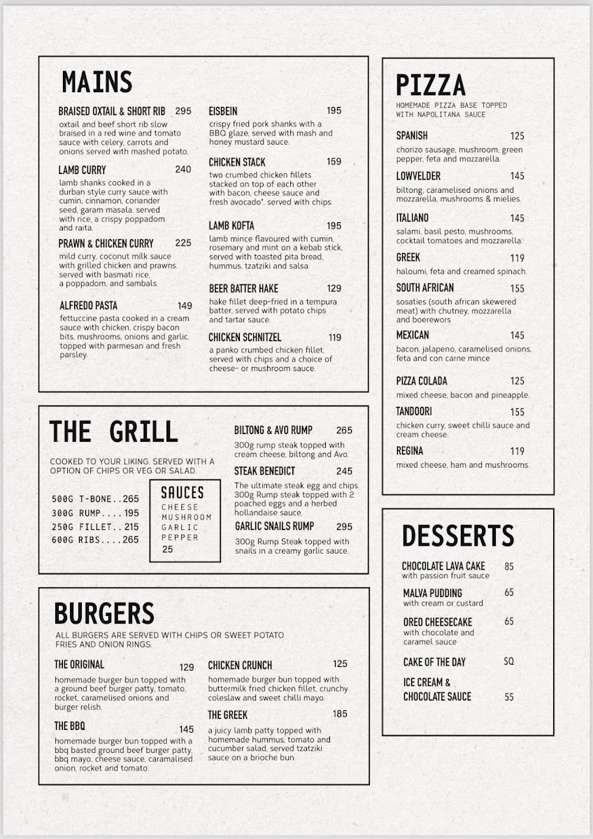 Cafe Crust Photo Menu 1