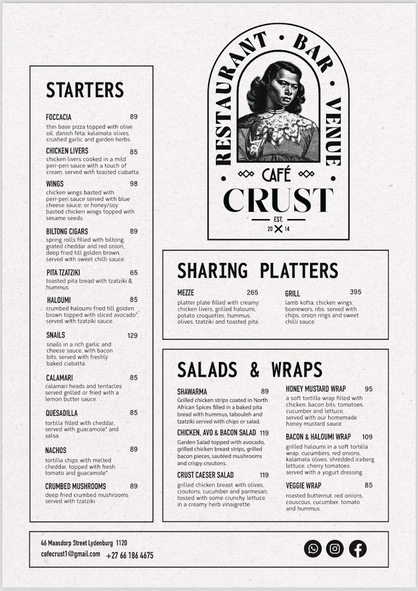 Cafe Crust Photo Menu 2