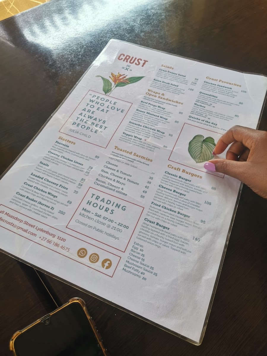 Cafe Crust Photo Menu 9
