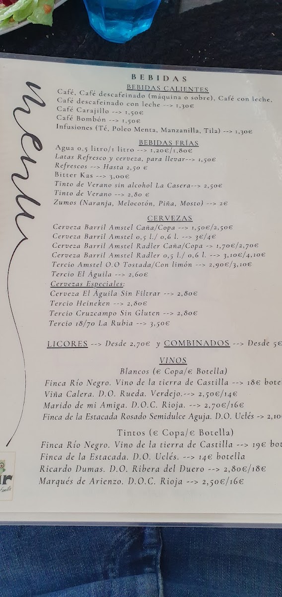 Zoo Bar Photo Menu 5