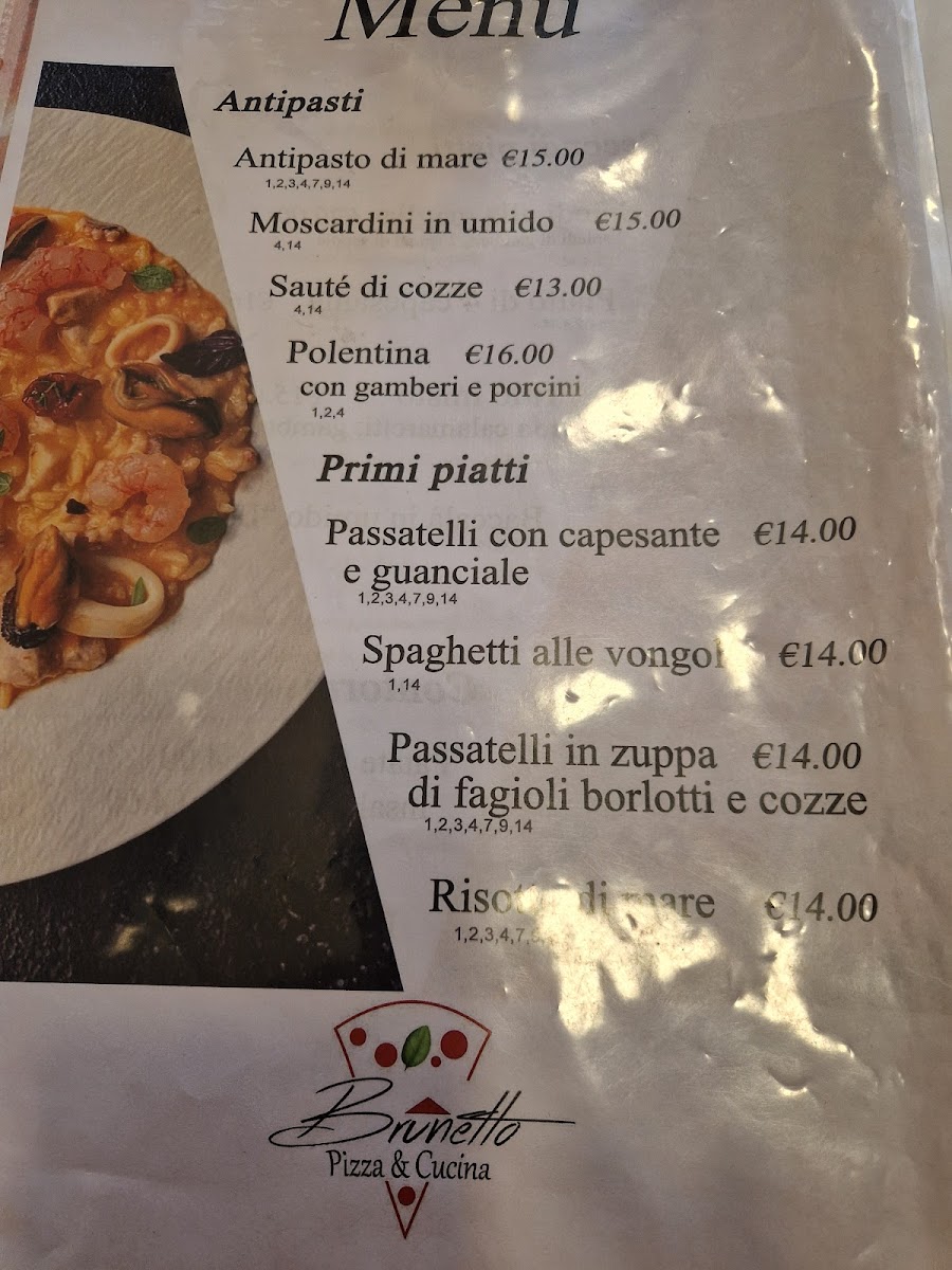 Brunetto - Pizza & Cucina Photo Menu 3