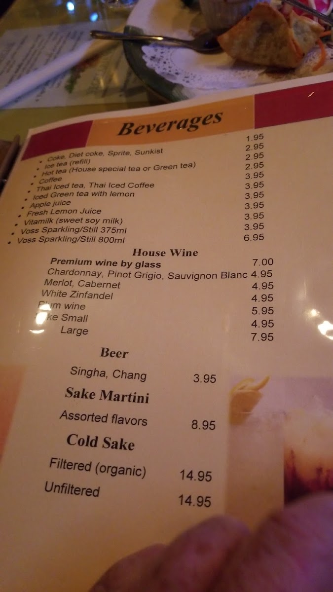 Chow Thai Cuisine Photo Menu 1