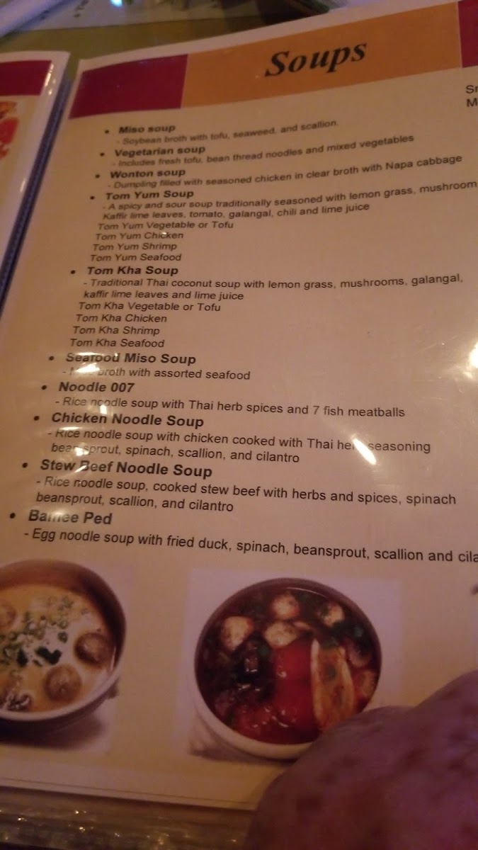 Chow Thai Cuisine Photo Menu 5