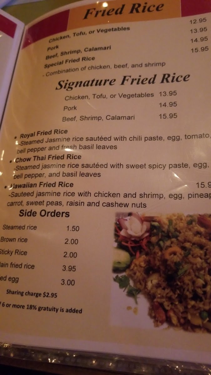 Chow Thai Cuisine Photo Menu 7