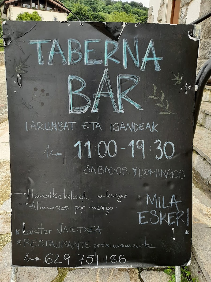 Astiz Taberna Jatetxea Photo Menu 1