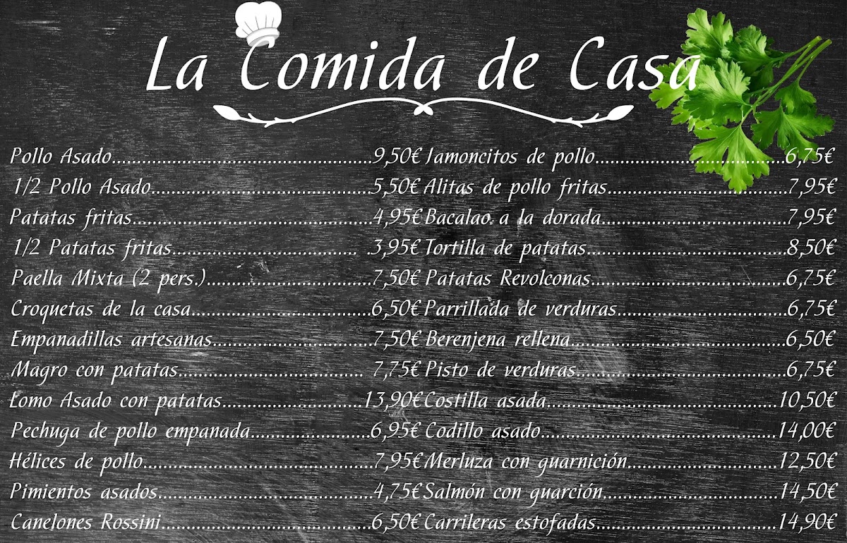 La Comida de Casa comida para llevar Photo Menu 2