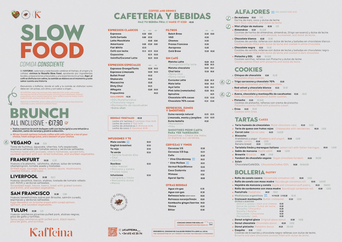 Kaffeina Photo Menu 2