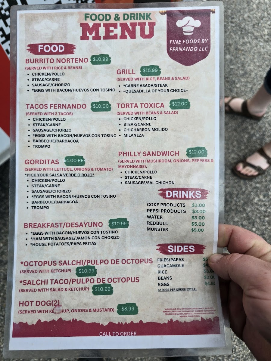 Fine Foods by Fernando Photo Menu 3