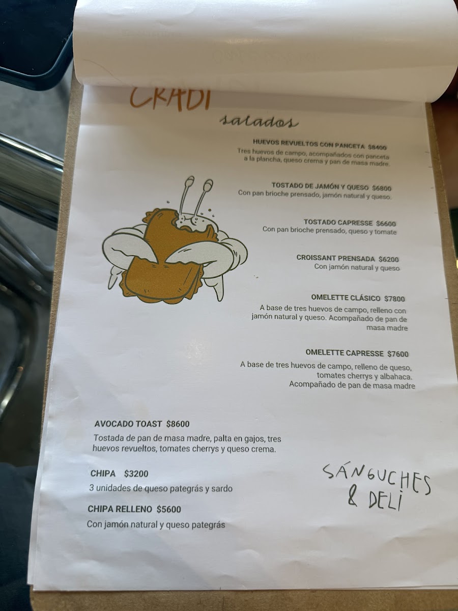 Crabi Café Photo Menu 2