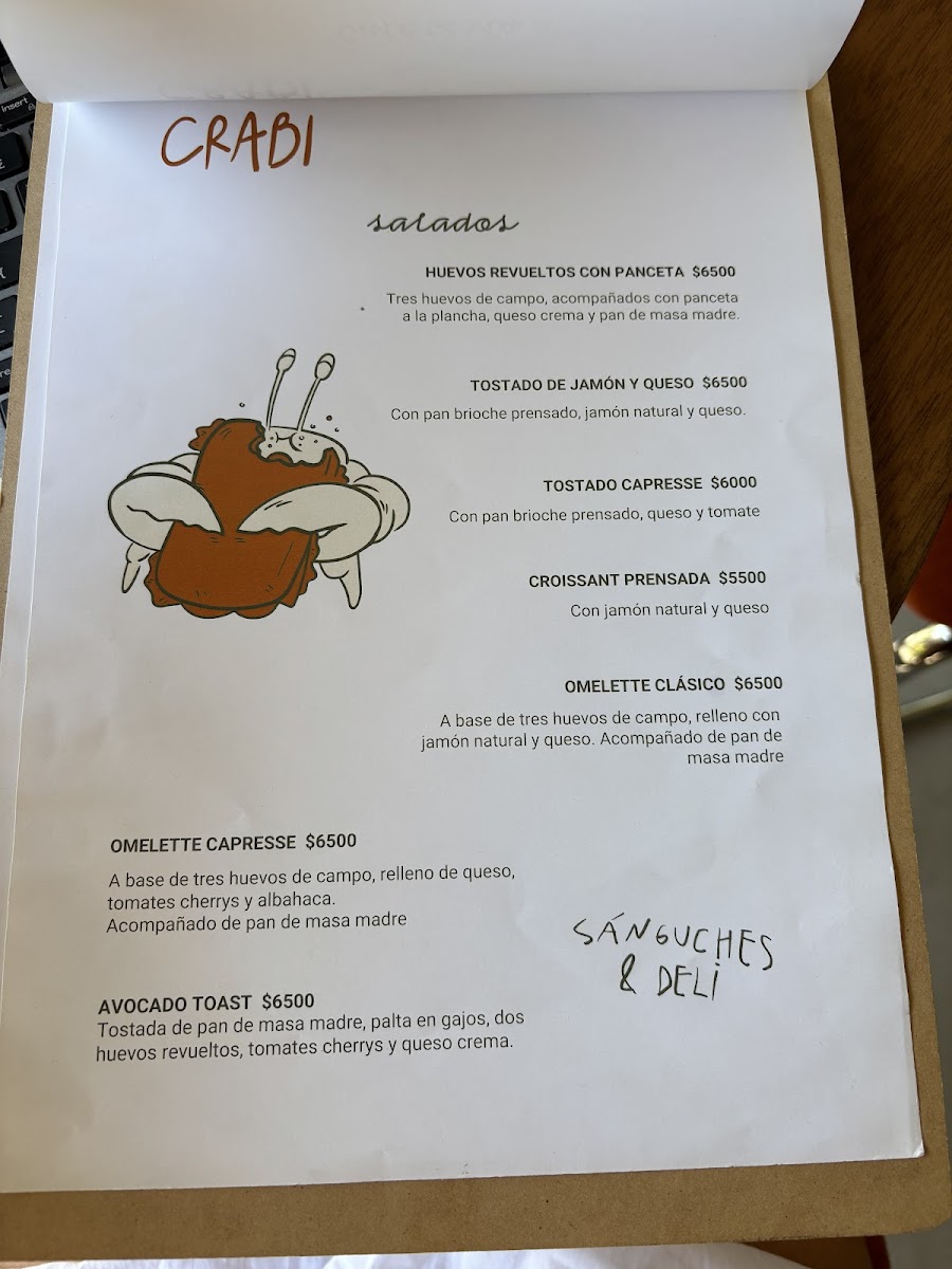 Crabi Café Photo Menu 6
