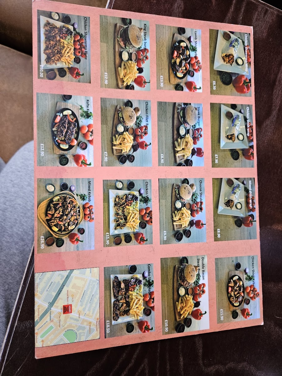 Azzaro Turkish Restaurant Photo Menu 2