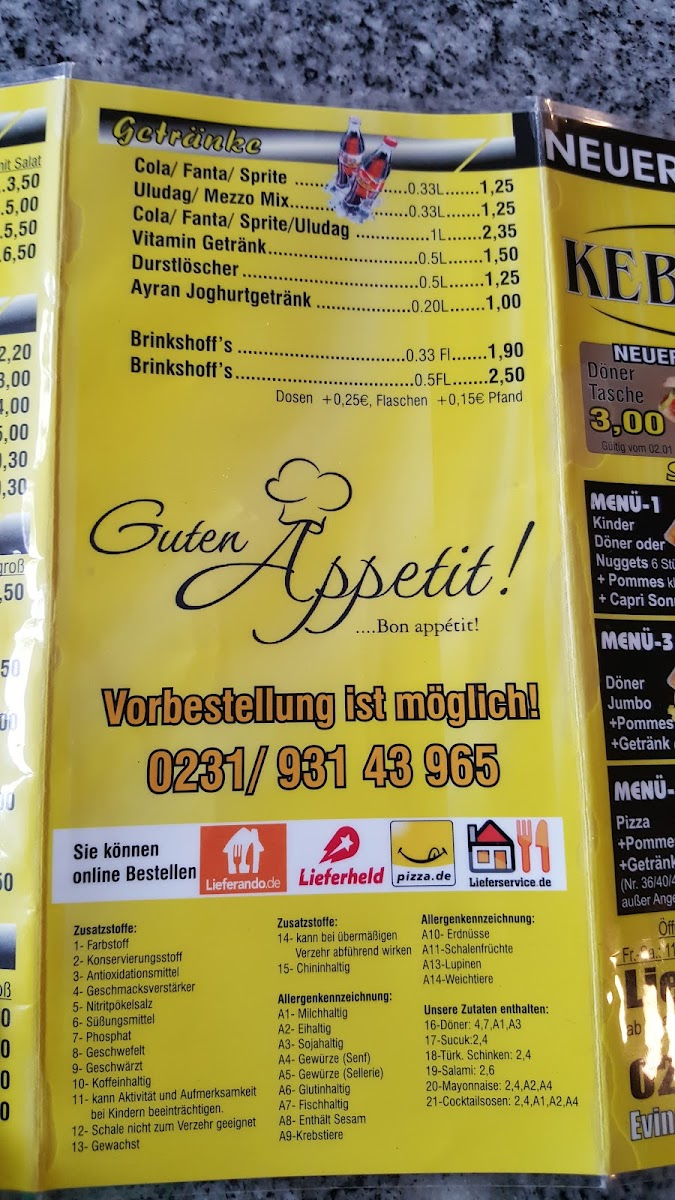 Ulus Kebap-Haus Photo Menu 7