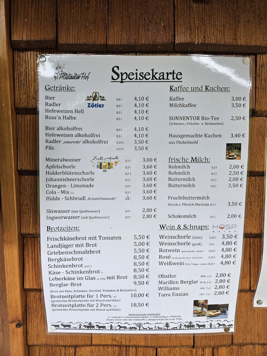 Alpe Altstädter Hof (Sommerbetrieb) 1.280 m Photo Menu 2