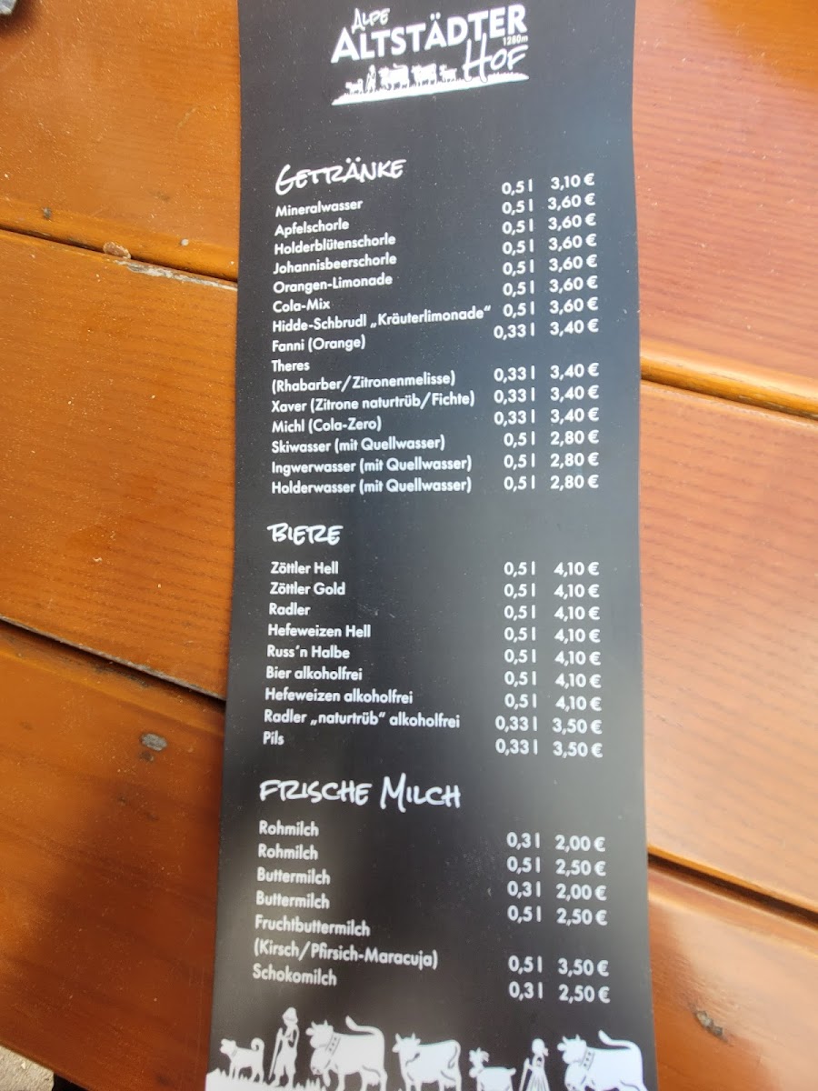 Alpe Altstädter Hof (Sommerbetrieb) 1.280 m Photo Menu 3