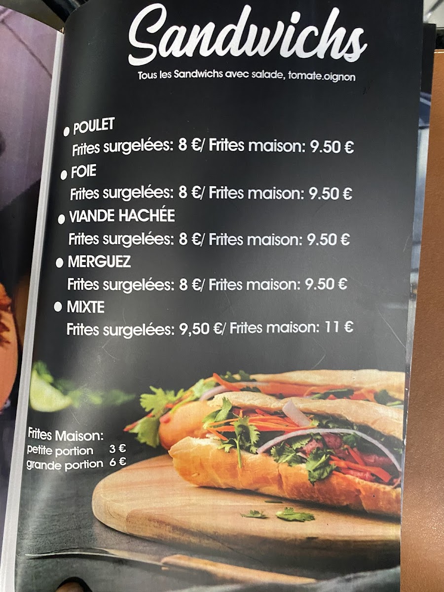 Cafe Restaurant La Belle Vue Photo Menu 2