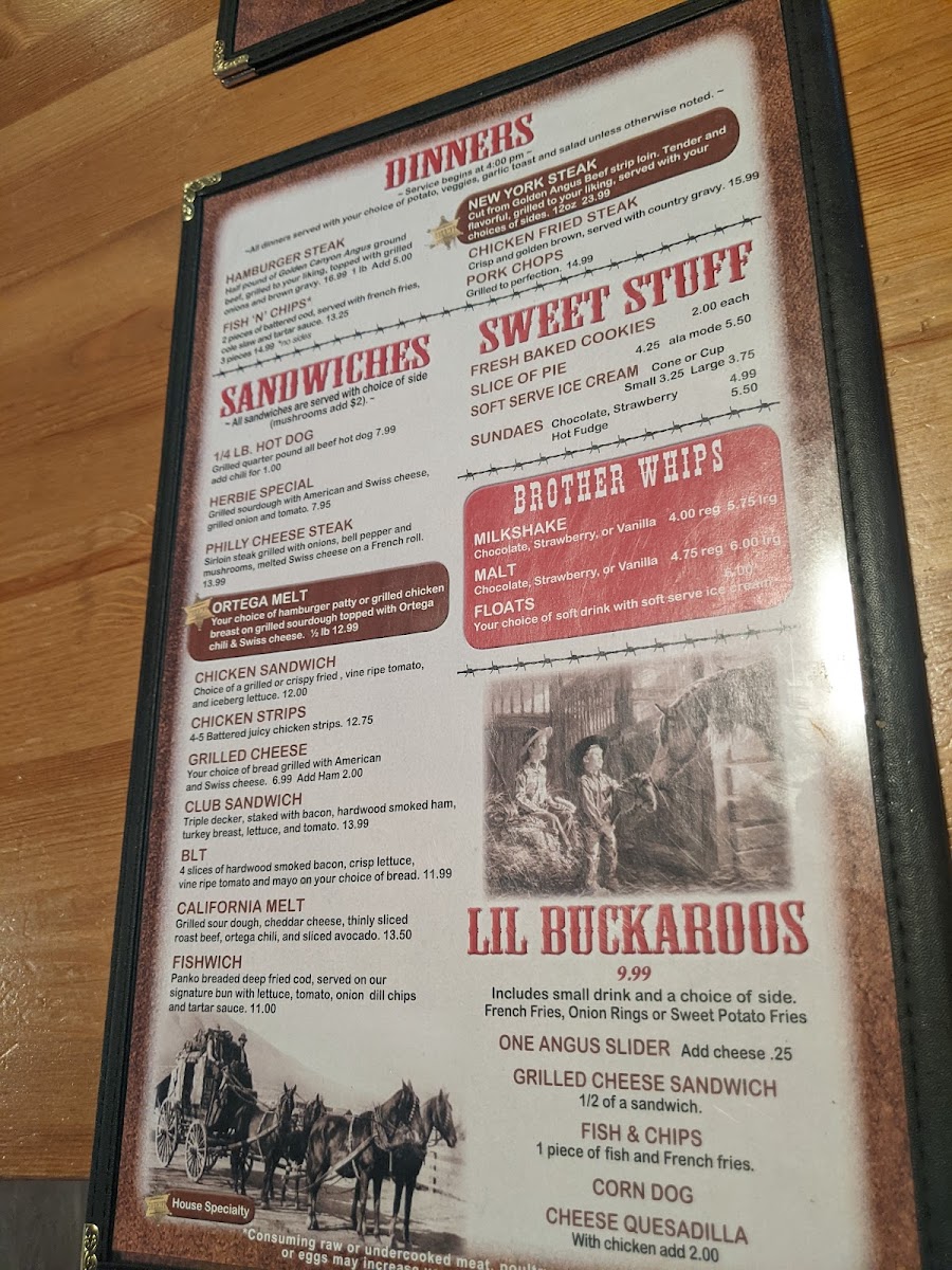 Stagecoach Inn Photo Menu 5