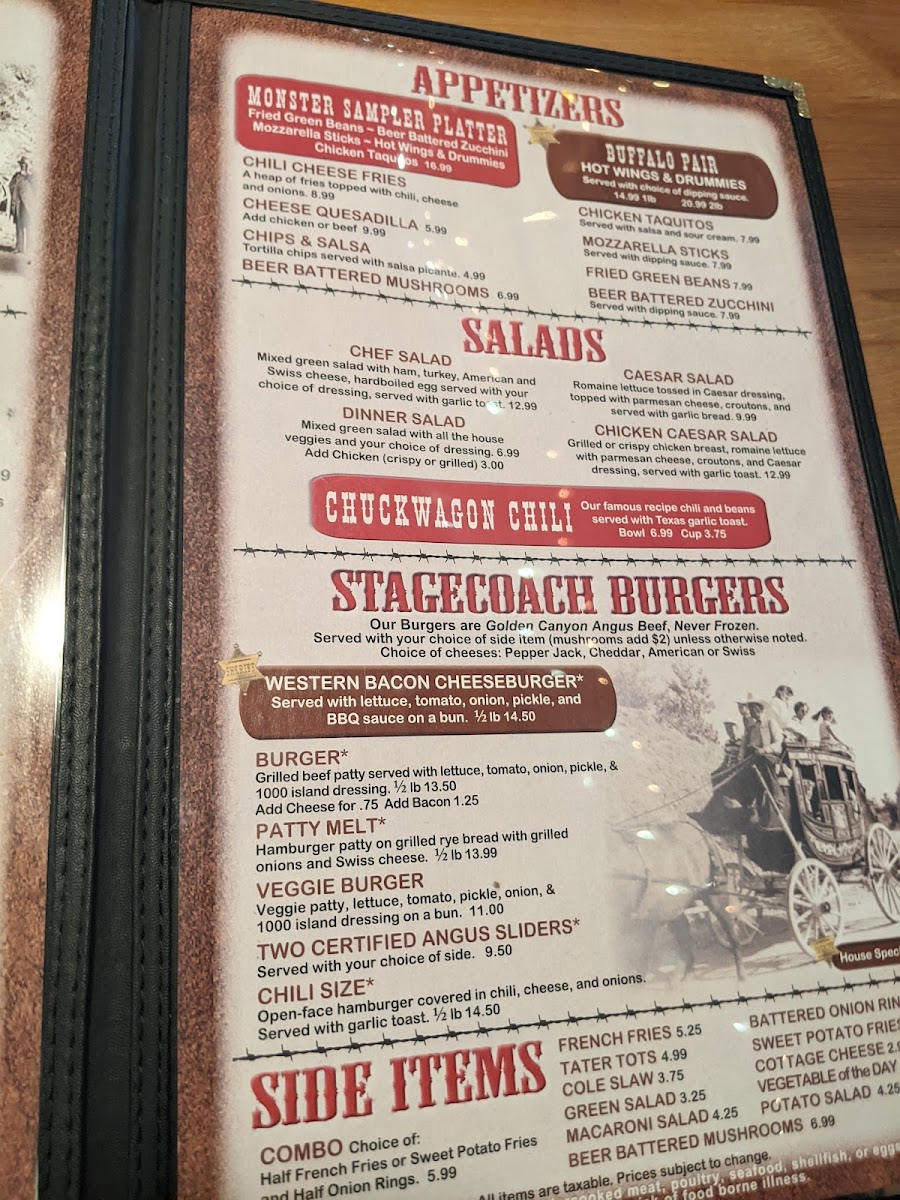 Stagecoach Inn Photo Menu 6