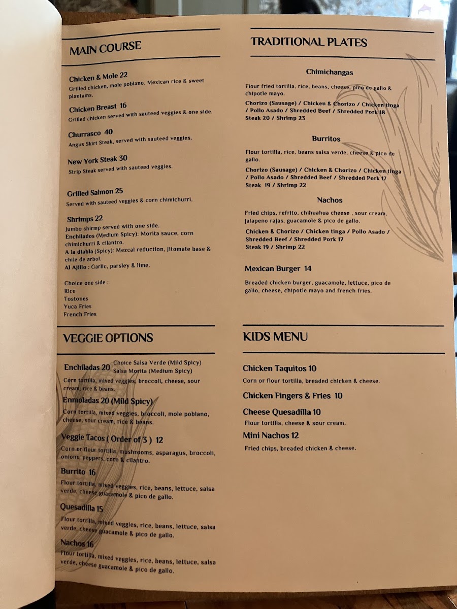Agave & Maiz Photo Menu 10