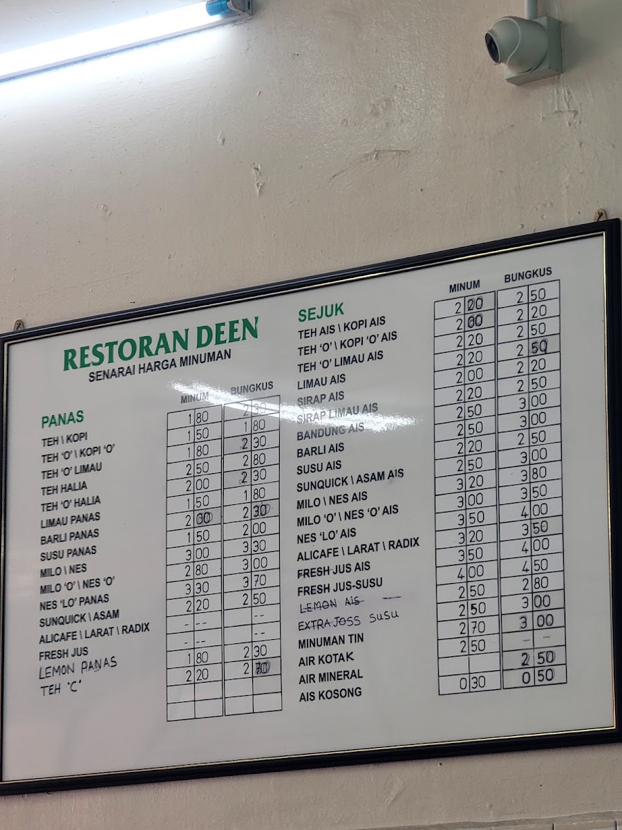 RESTORAN DEEN Jelutong Photo Menu 2