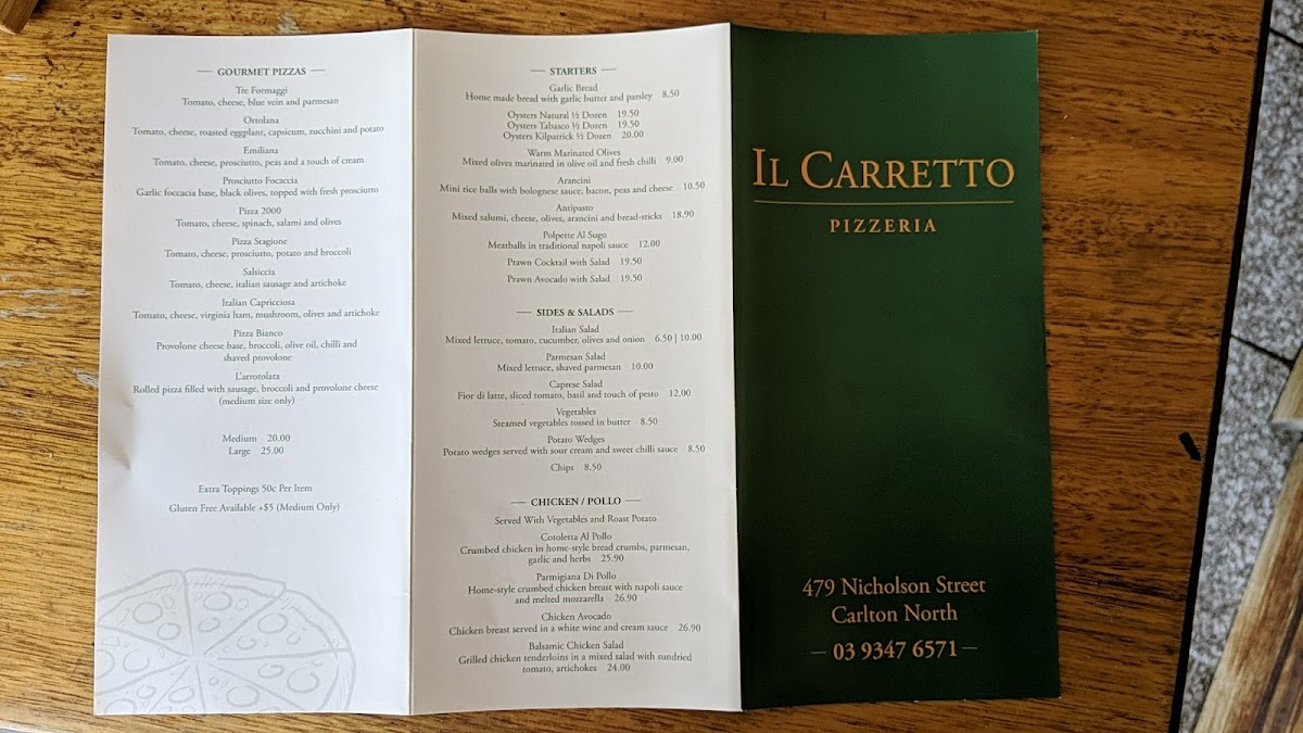 Il Carretto Pizza Photo Menu 10