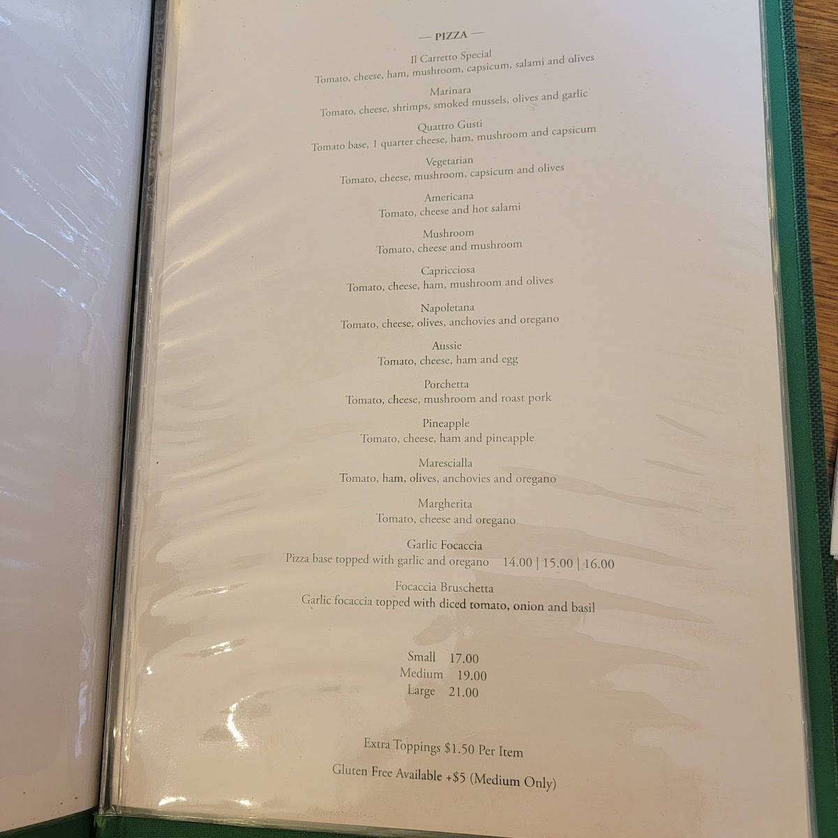 Il Carretto Pizza Photo Menu 6