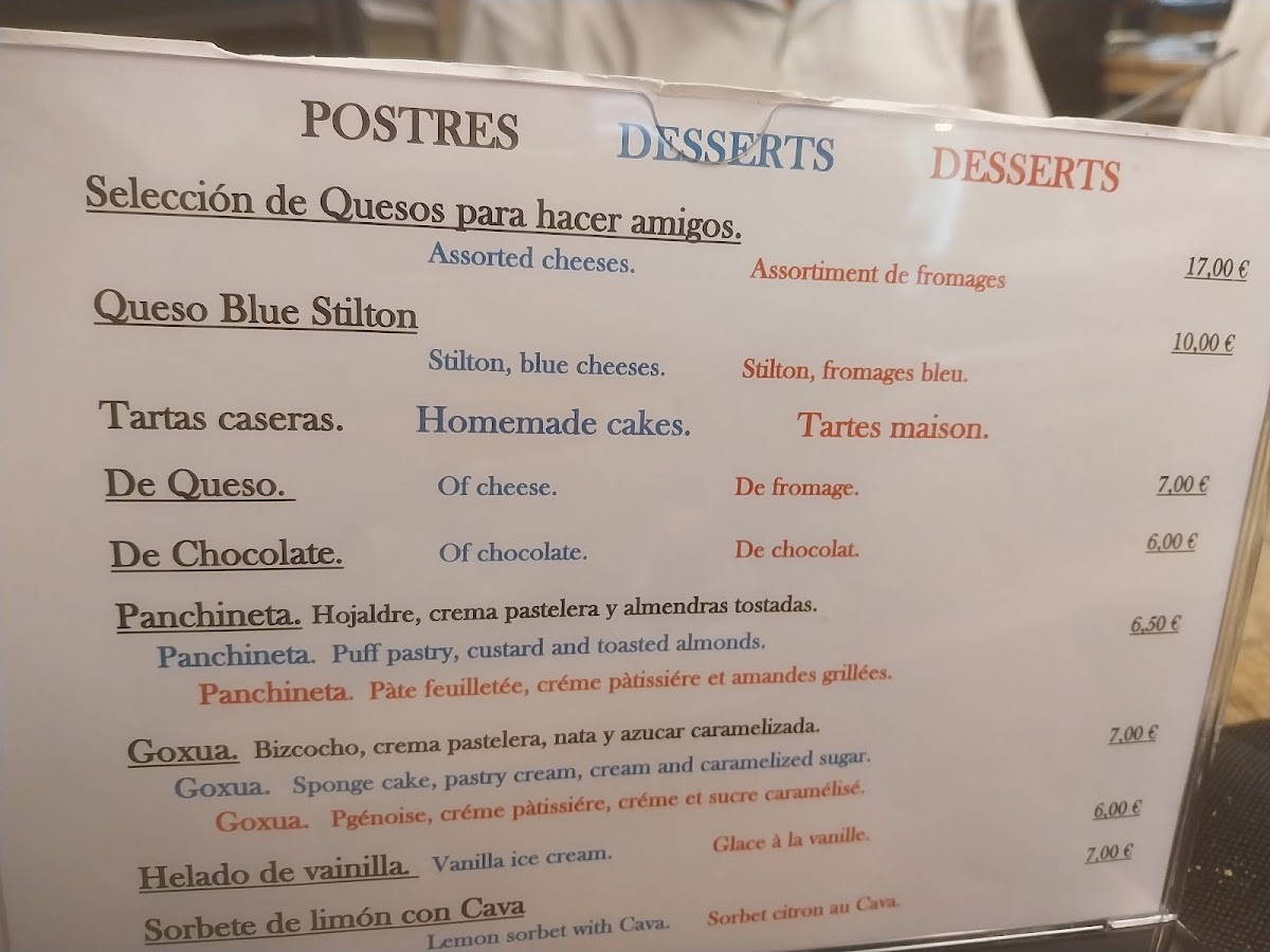 La Txuleteria Gallery Photo Menu 1