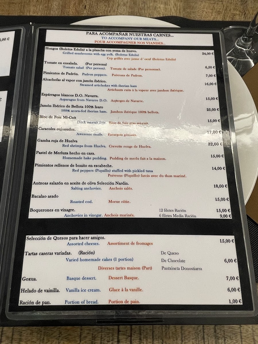 La Txuleteria Gallery Photo Menu 5