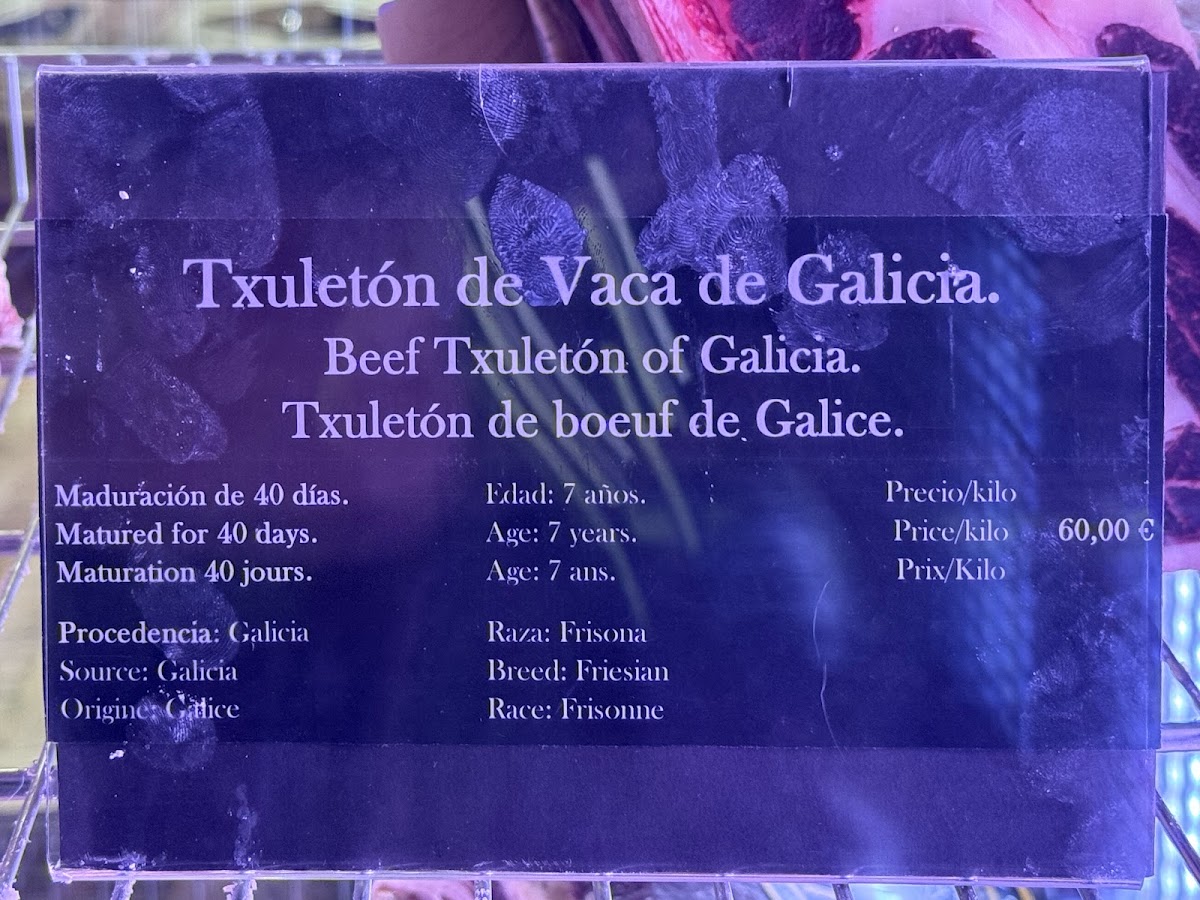 La Txuleteria Gallery Photo Menu 6