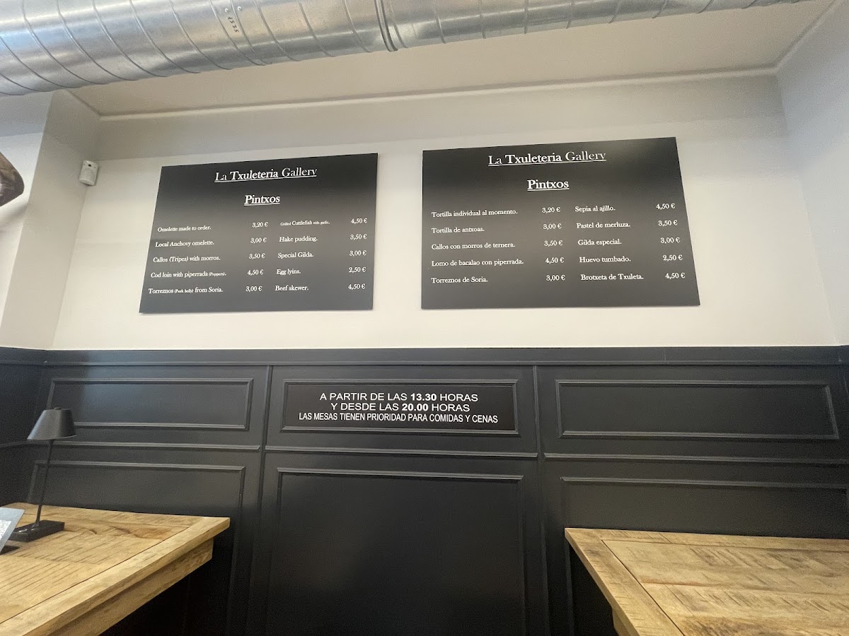 La Txuleteria Gallery Photo Menu 7