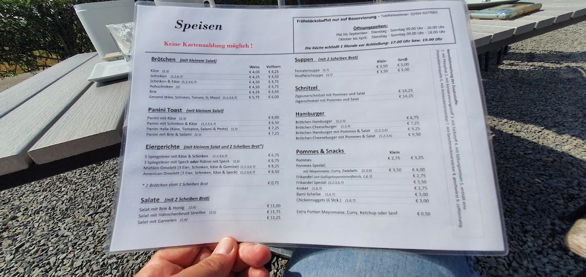 Café aan de Müehle Photo Menu 6