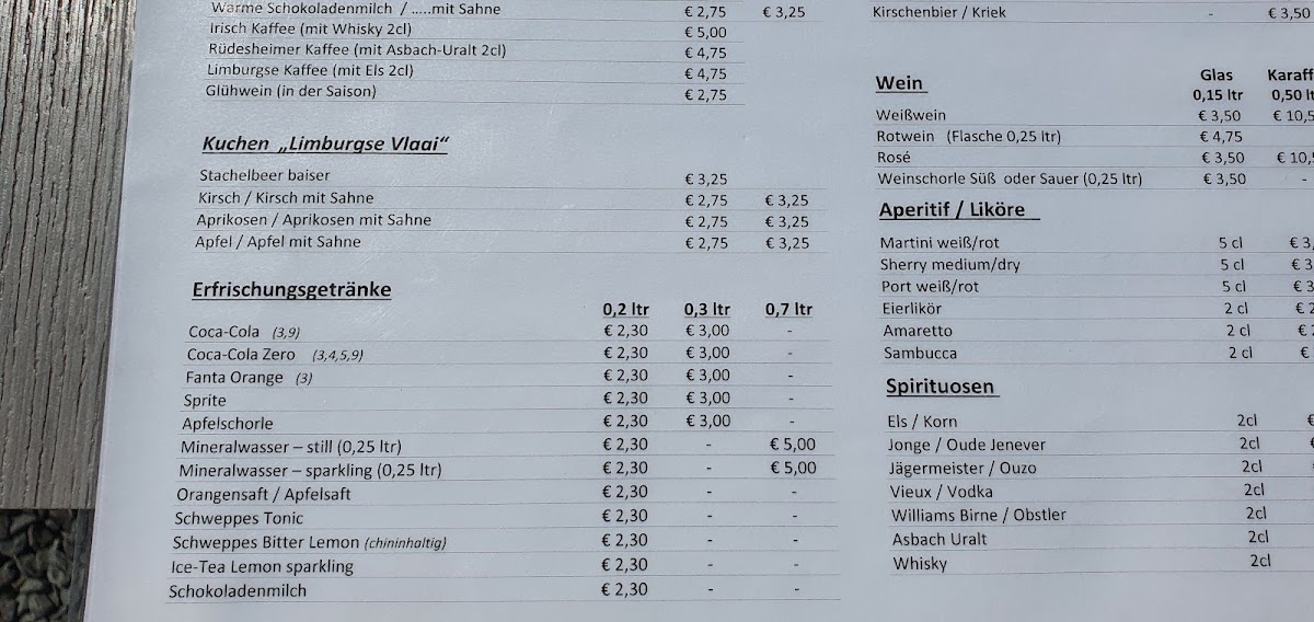 Café aan de Müehle Photo Menu 7