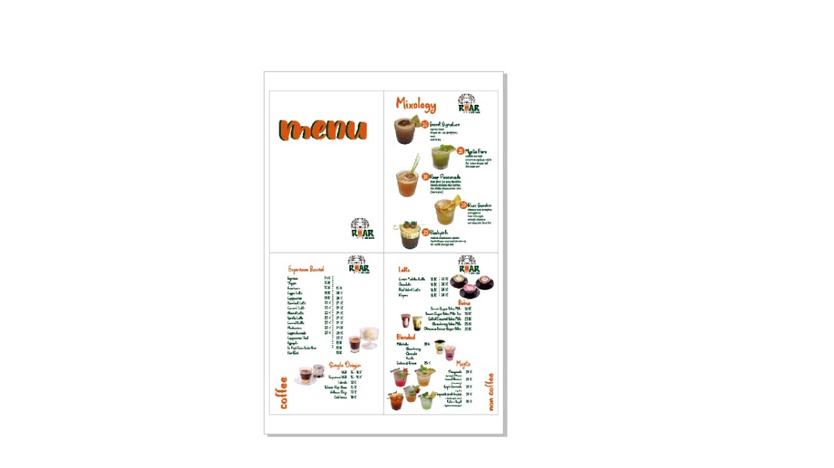 Roar Coffee and Eatery Photo Menu 8