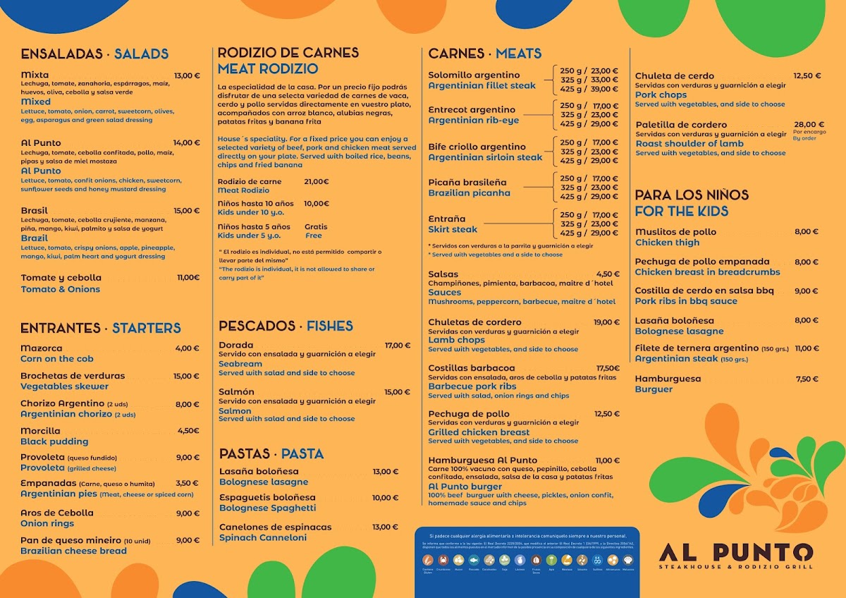 Rodizio Al Punto Vera Playa Photo Menu 1