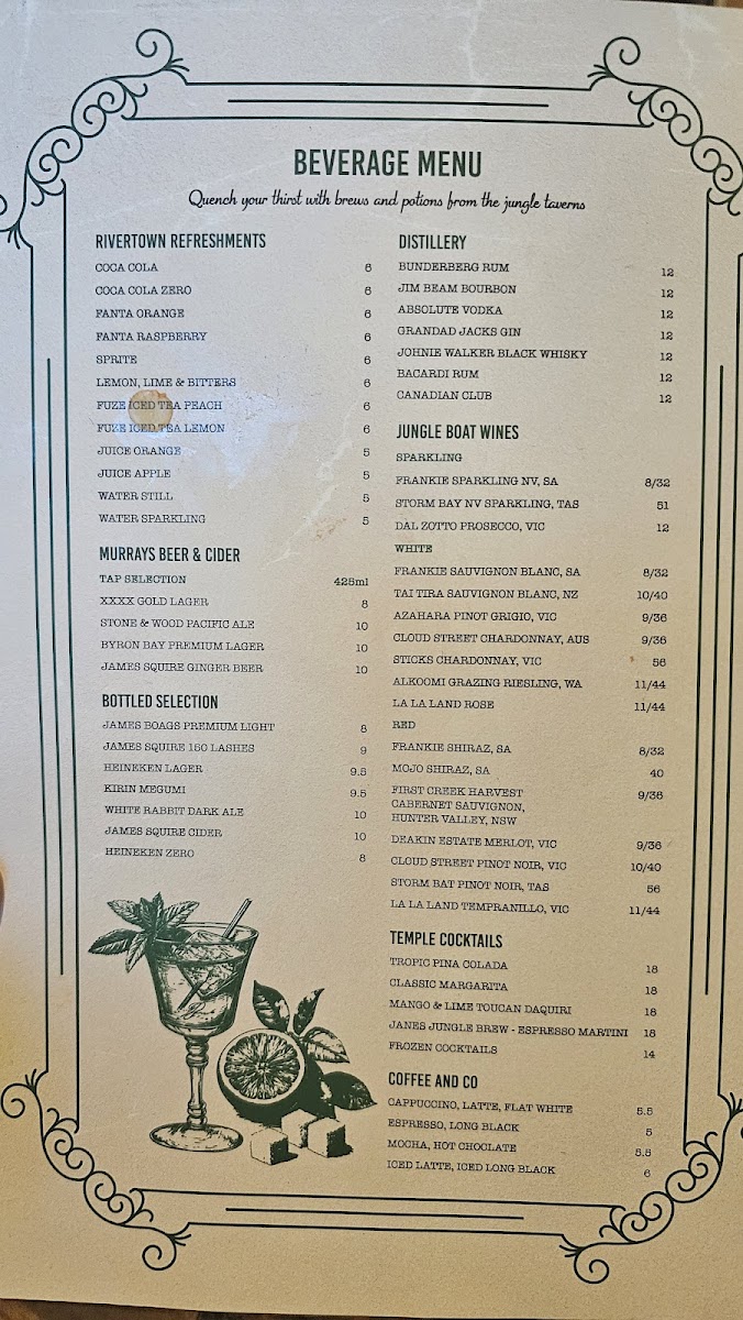 Jane’s Rivertown Restaurant Photo Menu 4