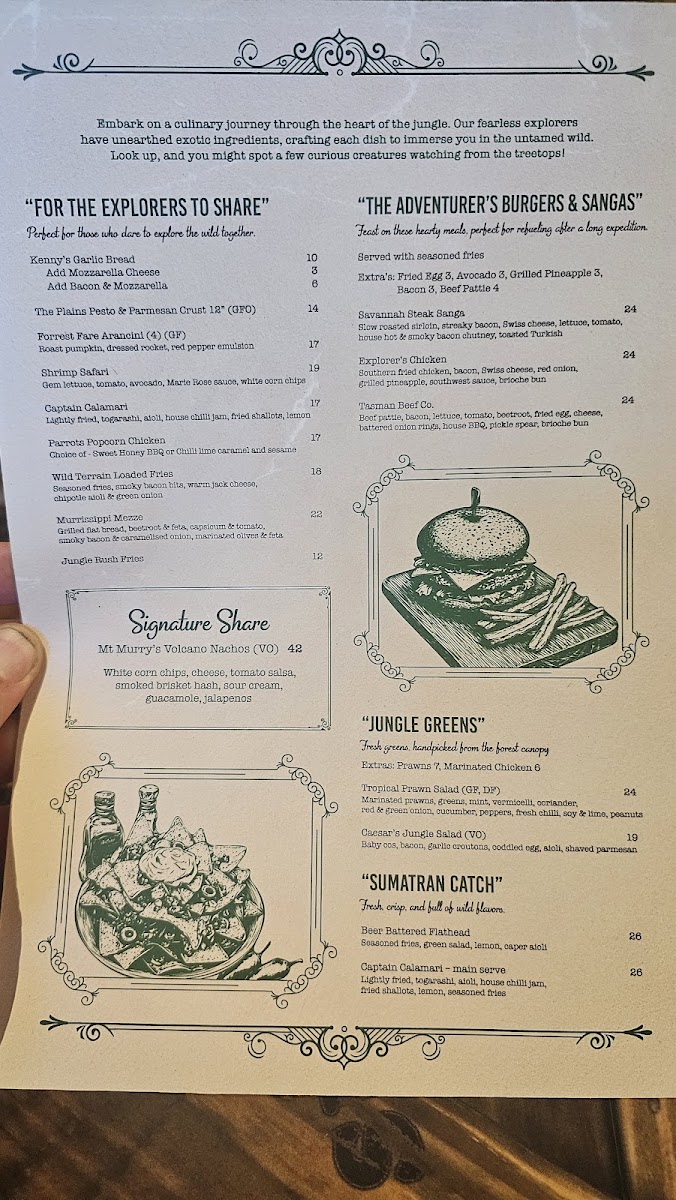 Jane’s Rivertown Restaurant Photo Menu 5