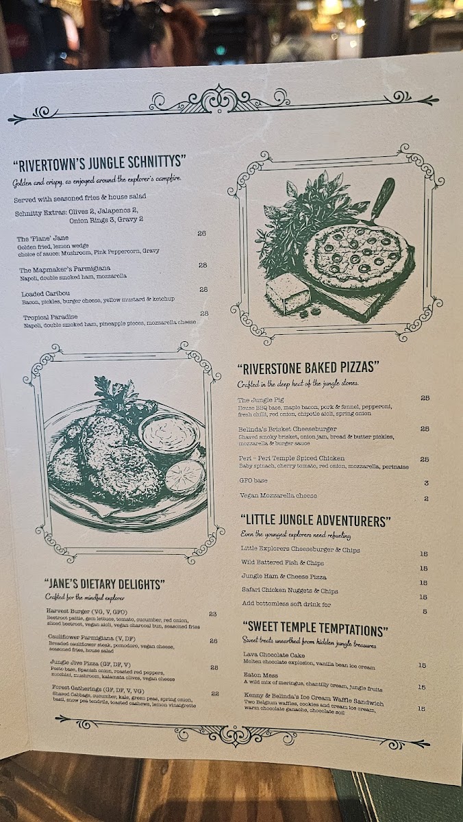 Jane’s Rivertown Restaurant Photo Menu 6