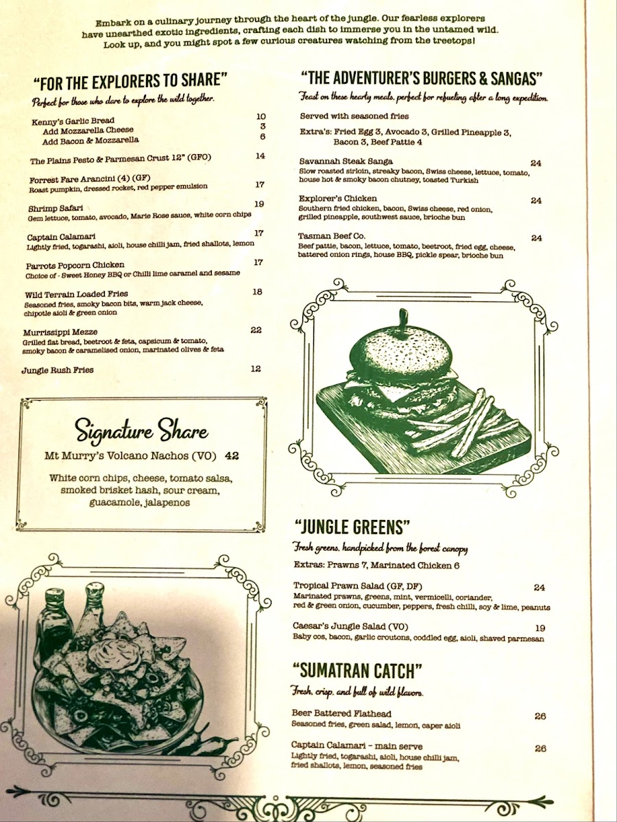 Jane’s Rivertown Restaurant Photo Menu 8