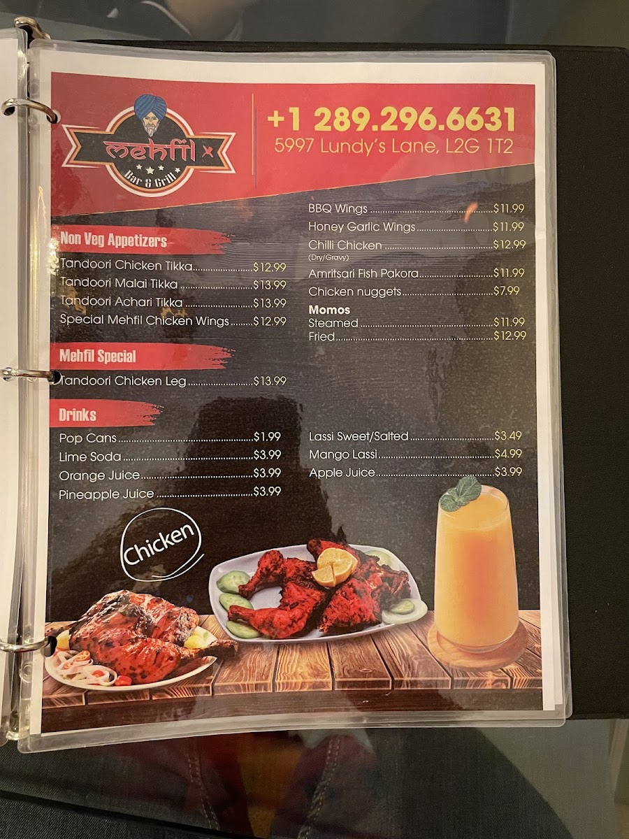 Mehfil Bar & Grill (Indian Cuisine) Photo Menu 9
