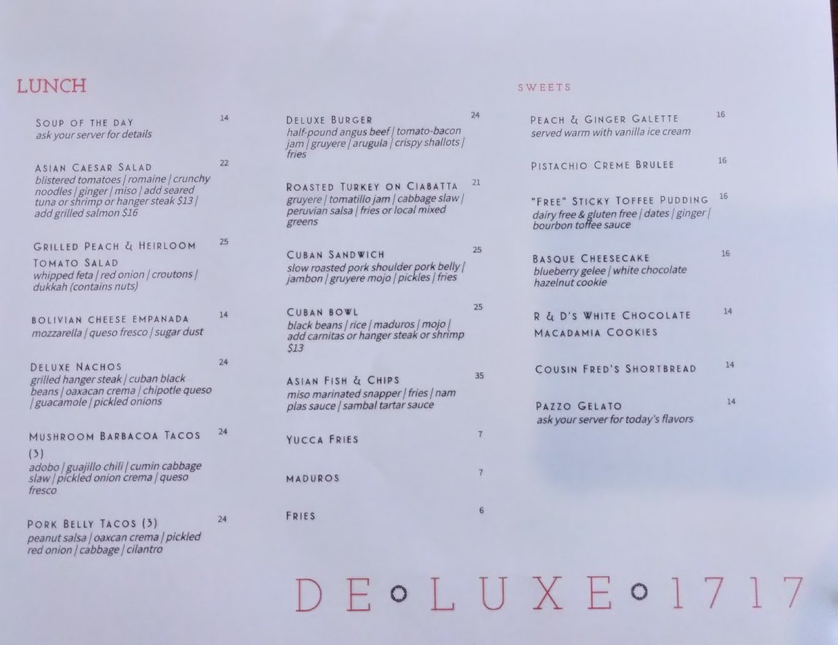 Deluxe 1717 Photo Menu 6