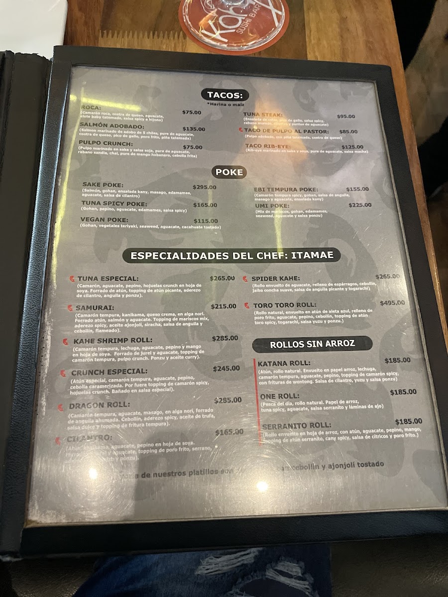 Kahe Sushi Photo Menu 6