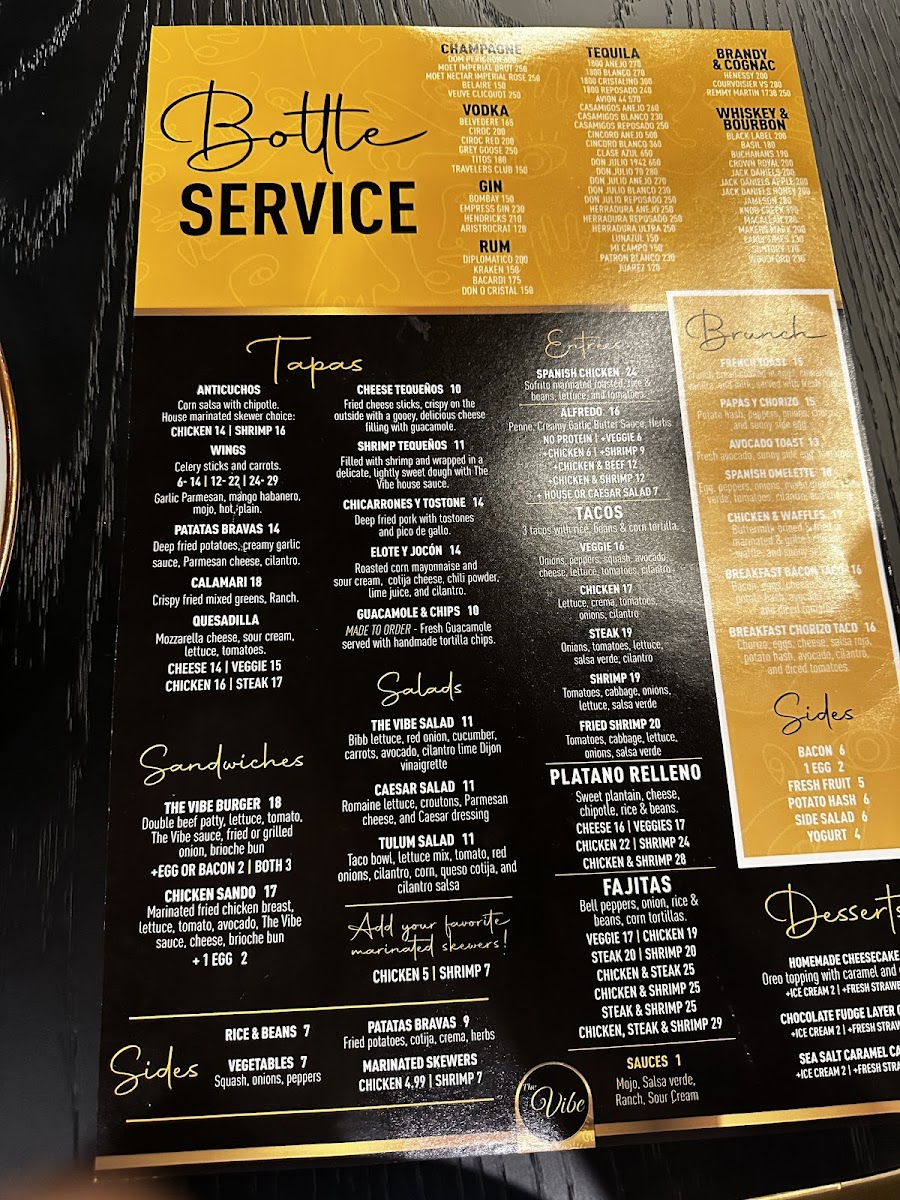 The Vibe Photo Menu 5