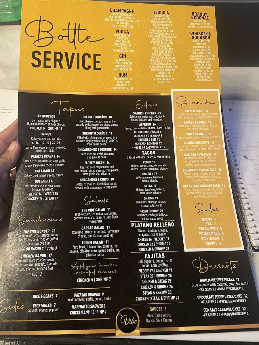 The Vibe Photo Menu 6